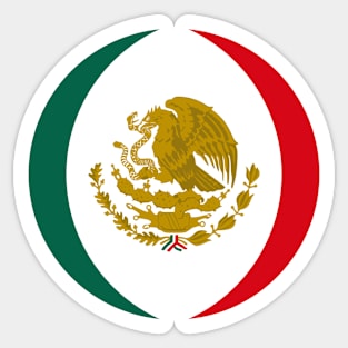 Mexican Patriot Flag Series Sticker